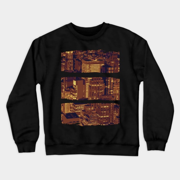 City Design Crewneck Sweatshirt by Go-Buzz